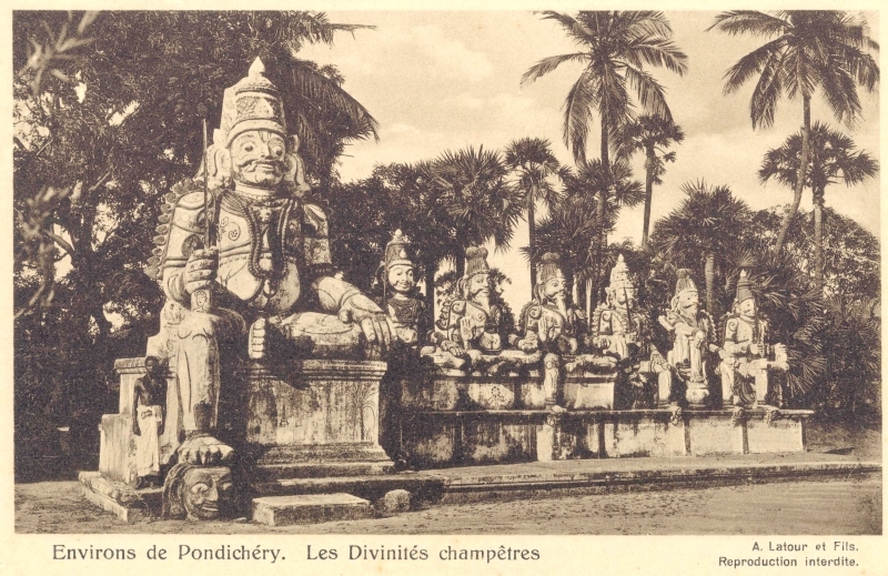 11-20 - Environs de Pondichery - divinites champetres - 2